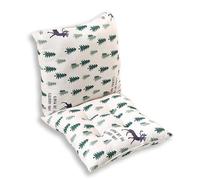 Premium Dining Chair Cushs Set of 4/2 table Seat Pads with Ties & Back Support Slish Patterned Cushs for Kitchen Chairs (50x50cm No. 14)