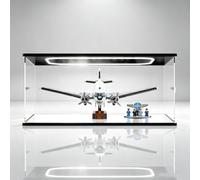 Premium Display Case for leg 11378 Douglas DC-3 Airliner (Black base)