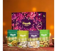 Premium Diwali Gift Pack with 10 Inclusions | Evil Eye Thread, Roli Chawal, Designer Plate, Mithai Candle, Pista,
