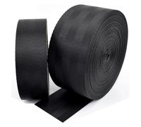 Premium Dog Collar,Pet Collars,Nylon webbing,10 Yards Black Webbing Ribbon Band Strap Tape Backpack Knapsack Belt DIY Tapes Bias Binding(38mm)