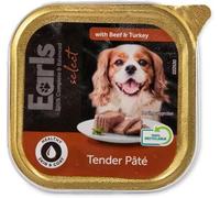 Premium Dog Food Pate 150g Variety Pack - Complete & Balanced Wet Dog Food for Healthy Skin & Coat - Tender Texture - Recyclable Trays - Adult Dog Meal (4 x 150, Beef & Turkey)