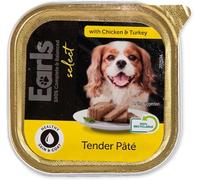 Premium Dog Food Pate 150g Variety Pack - Complete & Balanced Wet Dog Food for Healthy Skin & Coat - Tender Texture - Recyclable Trays - Adult Dog Meal (4 x 150, Chicken & Turkey)