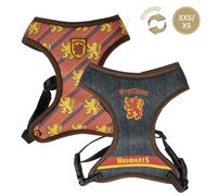 Harry Potter Premium Harness for Dogs - Size XXS/XS - Yellow and Red - Anti-Pull and Adjustable Training Harness - 100% Polyester - Original Product Designed in Spain