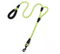 Premium Dog Lead for Small & Medium Dogs | Double Handle & Double Ended Rope Leash | Long & Short Puppy Leashes for Secure Walks (Green,1.8M*1.0cm)