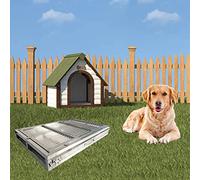 Premium Dog Potty Training Pad - Metal Litter Box for Indoor/Outdoor Use, Easy Clean Pet Restroom, Floor Protection, Housebreaking Solution (62x42x7.5cm)