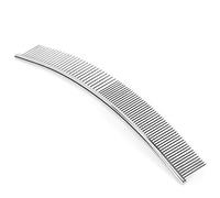 Premium Dogs Curved Comb, Stainless Steel Pet Grooming Tool, Half Thin Half Dense Design, Opening Knot Comb with Hairs Removal Brush, Optimal for Pet Care