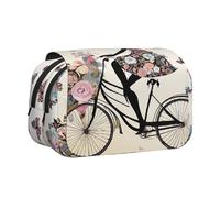 Premium Double Layer Flip Top Pencil Case, Large Capacity 20cm Oxford Fabric School Supply Organizer for Students Teens, pen bag for Travel Sketching, Butterfly, Exam Essential Stationery Box