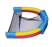 Premium Double Noodle Chair Floating Water Hammock for Adults, Heavy Duty Mesh Seat Swimming Pool Lounger with Foam Tubes for Beach Lake Vacation Accessories 50x43cm