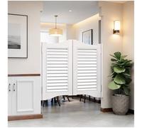 Premium Double Swing Cafe Doors TwoWay Opening Interior Doors Quiet Otion with Metal Hinges Perfect for Cafes Bars Shopping Malls Reception Areas (White W30 x H36/76cm x 90cm)