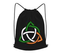 Premium Drawstring Swimming Bag Knot Irish, Lightweight Sports Backpack, Daily Swim Bags, for Teenager Children 36X42cm