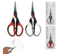 Premium Dressmaking Scissors - 14.5cm Heavy Duty Multi-Purpose Titanium Coated Forged Stainless Steel Sewing Fabric Leather Tailor Shears with Comfort Grip, Professional Crafting and Office Use