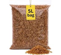 Premium Dried Mealworms, 5L Bag