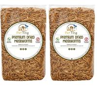 Premium Dried Mealworms, 5L Bag (Pack of 2)