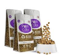 Premium Dry Dog Food for Large Breeds - High Protein Insect-Based Formula, Hypoallergenic Dog Food - Gentle on Sensitive Stomachs - Sustainable Nutrition by Pawcura - 6kg (3 x 2kg Bag)