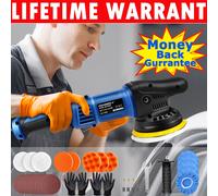 Electric Car Buffer Polisher Sander Rotary Polishing Machine 5" Pads 5000W 240V