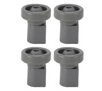 Premium Durable Plastic PP Dishwasher Lower Rack Wheels, 23x30mm, 4PCS for AEG, Favorit, Privileg, Zanussi Dishwashers with Smooth Rolling Function