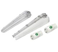 Premium Dust-Proof Waterproof LED Tube Light IP65 4Ft 2x18W Energy Efficient [EEK: A++]