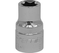 E11 TRX Star Socket Bit - 3/8" Square Drive - PREMIUM Drop Forged Head Knurled
