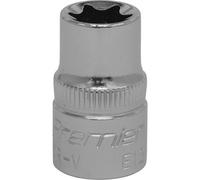 Premium E12 Trx Star Socket Bit - 3/8" Square Drive With Knurled Grip