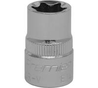 Premium E14 Trx Star Socket Bit - 3/8" Square Drive With Knurled Grip