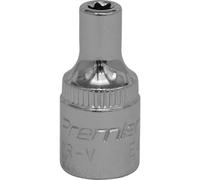 Premium E4 Trx Star Socket Bit - 1/4" Square Drive With Knurled Grip