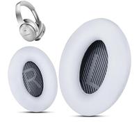 Premium Ear Pad Replacement for Bose Headphones Earpads, Compatible with Bose QuietComfort 35 ii /QC35 /QC25 /QC2 /QC15 /Ae2 /Ae2i /Ae2w /SoundTrue & SoundLink, by Krone Kalpasmos - White
