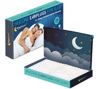 Premium Ear Plugs for Sleeping - 200 Pairs, White - Noise Cancelling Earplugs for Peaceful & Uninterrupted Sleep - Soft & Comfortable Silicone Ear Plugs for Work, Concerts & Travel by SleepDreamz
