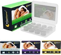 Premium Ear Plugs for Sleeping - 6 Pairs, White - Noise Cancelling Earplugs for Peaceful & Uninterrupted Sleep - Soft & Comfortable Silicone Ear Plugs for Work, Concerts & Travel by SleepDreamz