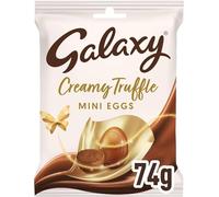 Premium Easter Egg Range (All Size) - Luxury Easter Gift for Kids & Adults (Galaxy Creamy Truffle Mini Easter Eggs 74g)