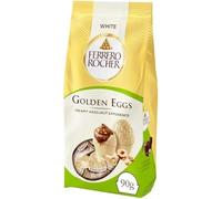 Premium easter egg Variety For Easter Best gift for Friends & Family (Ferrero Rocher White Chocolate Golden Mini Easter Eggs 90g)