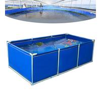 Premium Easy-Assembly Canvas Fish Pond 0.8m - Water Storage Solution for Fish Shrimp Farming & Hydroponic Gardening Design