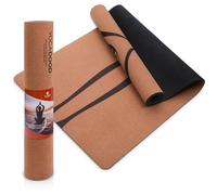 Premium Eco-Friendly Cork Yoga Mat Thick (72”x26”x4mm) - Natural, Exercise Mat for Optimal Grip - Lightweight, Sustainable Design - Organic Yoga Mat Cork for Mindful Practice & Joint Support
