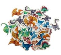 Premium Edible Wafer & Mochi Paper Sakura Blossom Cake Topper Cupcake Decorations 68pcs/Set (Dinosaur)