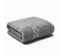 Premium Egyptian Cotton Oversized Bath Towel 1000gsm 160 x 79 cm - Grey Towel, Grey Chain
