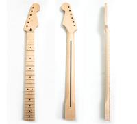 Premium Electric Guitar Neck 22 Fret Maple Neck ST Style, Roasted Maple or Rosewood Fingerboard, 14-Inch Radius, Replacement Parts for Fender/Squier Strat guitars Replacement parts (Maple)