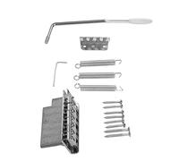 Premium Electric Guitar Tremolo Bridge Kit for ST 6 String Guitars, Metal Replacement System with Installation Tools, Enhanced Stability and Tuning Performance Upgrade Accessory