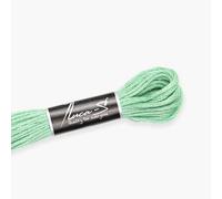 Premium Embroidery Thread Luca-S, 100% Giza Cotton, Oeko TEX Certified Stranded Cotton - 224 / DMC 563 / Anchor 208