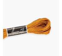 Premium Embroidery Thread Luca-S, 100% Giza Cotton, Oeko TEX Certified Stranded Cotton - 358 / DMC 976 / Anchor 1001