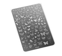 Premium Engraved Nails Art Transfer Plates Corrosions Resistant Metal Nails Stamping Plate Stainless Steel Nail Art Stencil