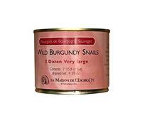 Premium Escargot Wild Burgundy Snails - Rated Number One - Best For Escargot Recipes, Various Sizes … (2 Dozen Very Large)