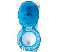 Premium et Resin Toilet Seat - Soft Close Hard-Wearing Seat with One Button Hinge Release, O/V/U-Shaped - Comfortable, Easy to Clean and Install with Universal Fittings