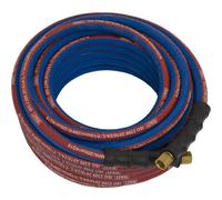 Premium Extra Heavy Duty Air Hose With 1/4 Inch Bsp Unions - 15 Metres, 10mm Bore