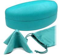Premium Extra Large Sunglasses Case | 100% Money Back Guarantee | Hard | Sturdy | Protective | For Men and Women | Many colors - -
