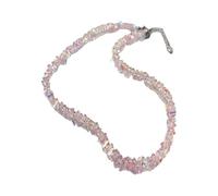 Premium Faceted Glass Crystal Jewelry Adjustable Necklace Handcrafted Beads Comfortable Faceted Bead Chain Accessory
