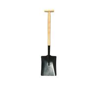 Premium Faithfull Open Socket Square Shovel No.2 With T Handle For Garden And Landscaping