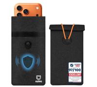 Premium Faraday Mobile Phone Bags EMF Blocker Protective Case Size 8 x 4 Inches Anti Shield Sleeve Phones Pouch Cage Car Keys Fob Cover 5G Wifi GPS Jammer Signal Rfid Radiation