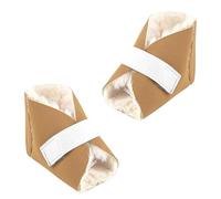 Premium Faux Lambswool Heel Protectors Boot Thick Plush Foot Cushions with Securing Strap for Elderly and Pregnancy Use Heel Cushions for Relieve Pressure