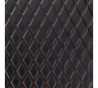 Premium Faux Leather Fabric Fire Retardant Leatherette Upholstery Orange Stitch Waterproof Heavy Duty Leathercloth 3 Metre Length