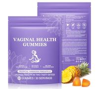 Premium Feminine Balance Gummies for Women - Hawaiian Pineapple Flavor Vaginal Probiotic Gummies for pH Balance Health & Immune Support Vegan, Gluten-Free (60 Gummies)