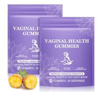 Premium Feminine Balance Gummies for Women - Hawaiian Pineapple Flavor Vaginal Probiotic Gummies for pH Balance Health & Immune Support Vegan, Gluten-Free (120 Gummies)